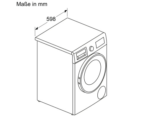 Bosch WNA13470 was-droogcombinatie, wascapaciteit 8 kg, droogcapaciteit 5 kg