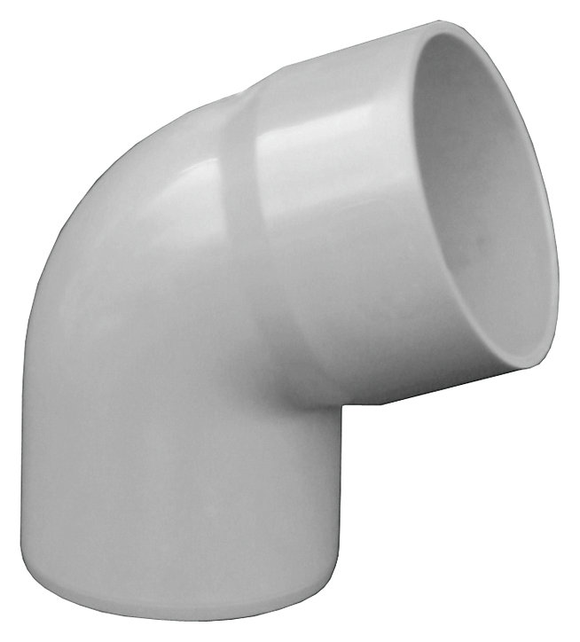 Coude de gouttière 67° MF 25 gris Interplast