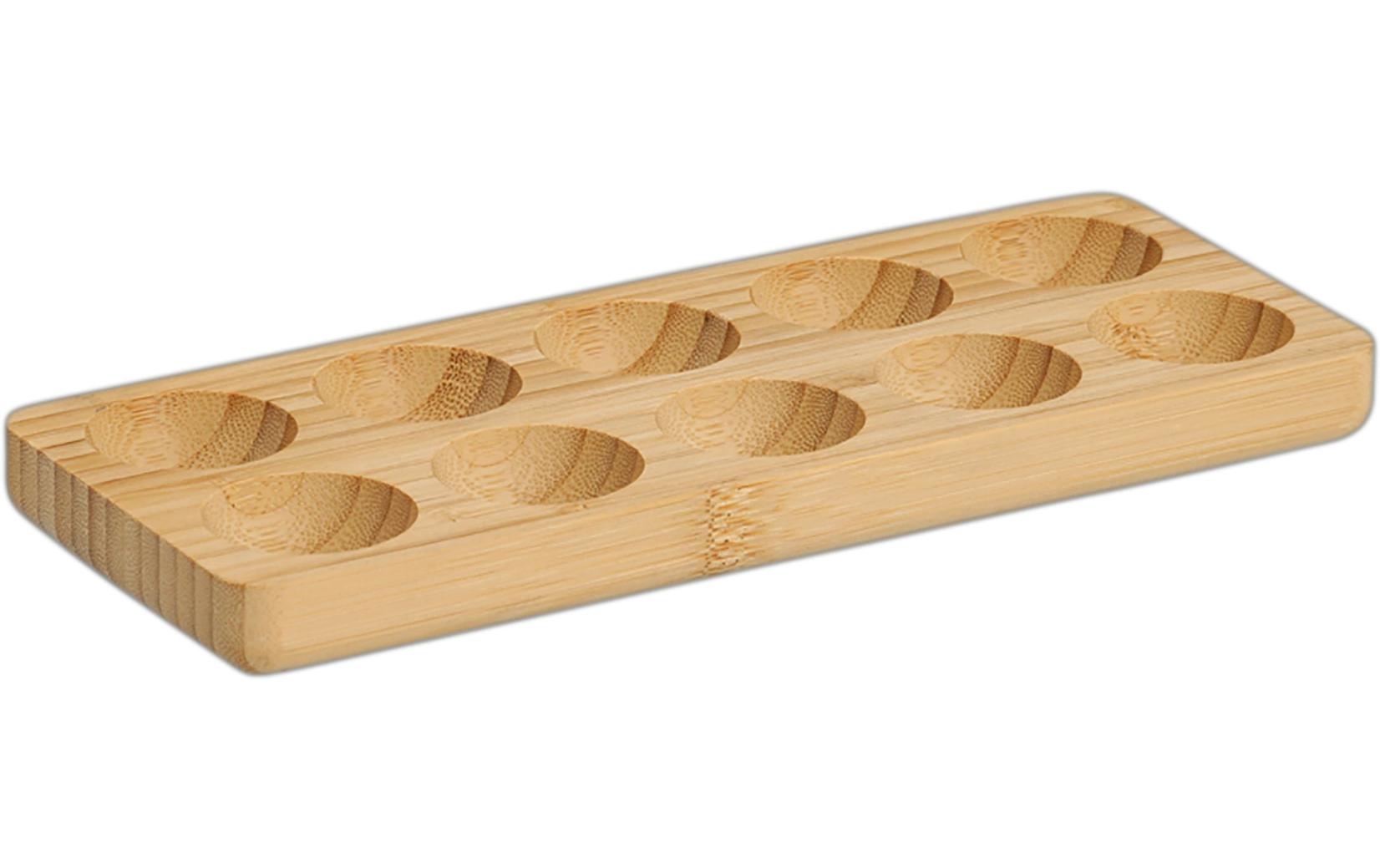 Eierbox 24.5 x 10 x 2 cm, BambusEierhalter