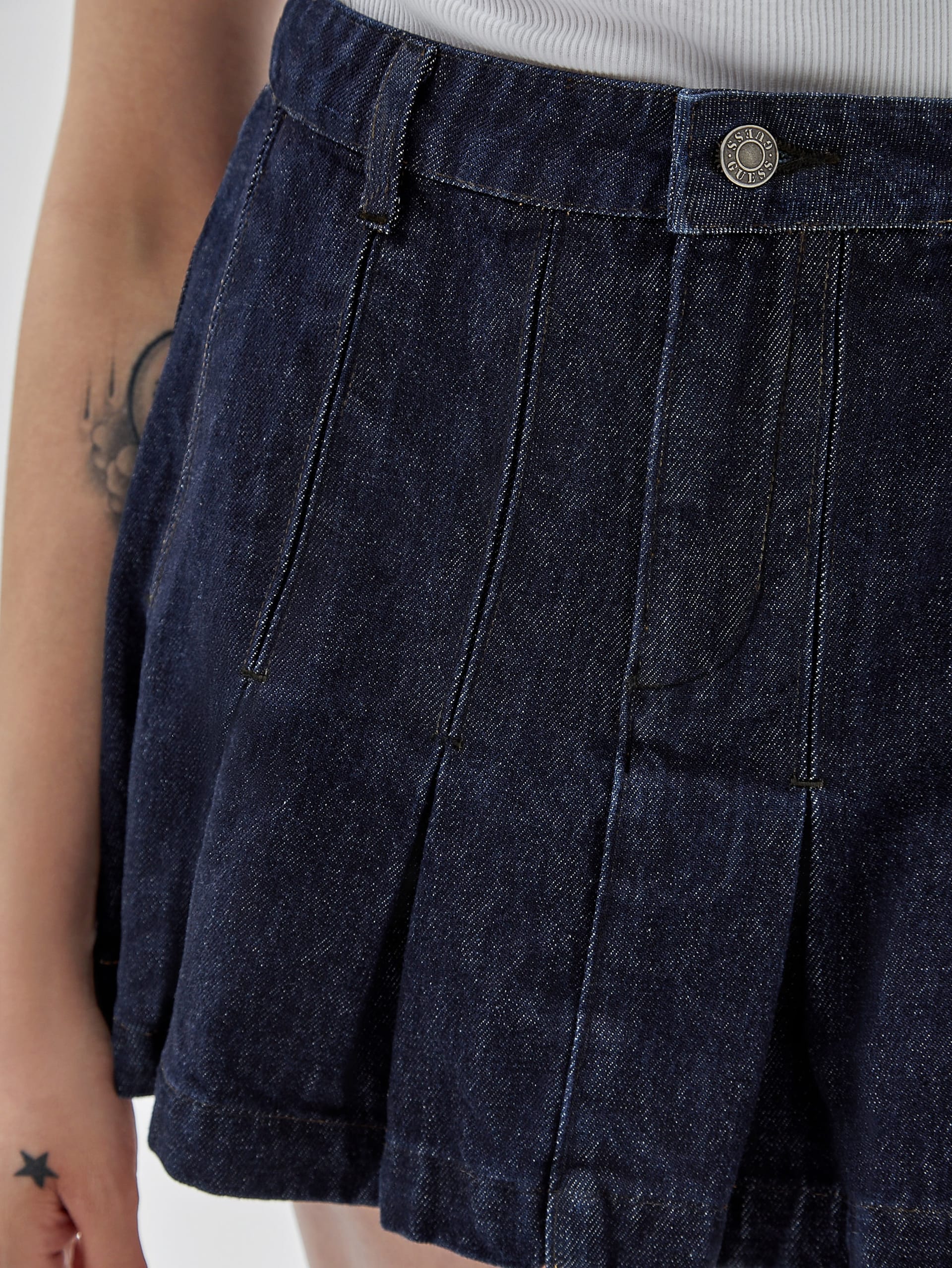 Saia de tênis jeans GUESS Originals