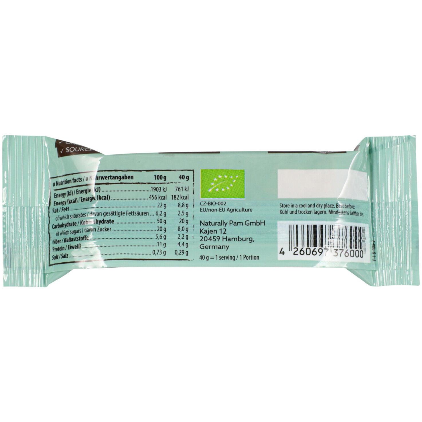 naturally Pam Oat bar chunky choco