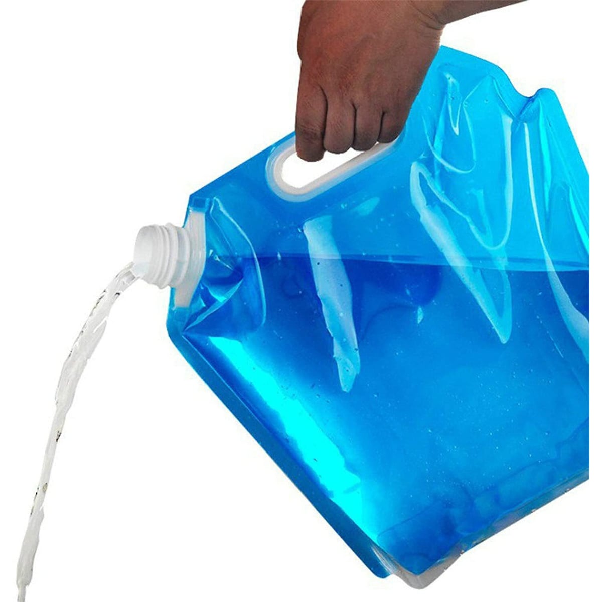 Sammenleggbar vannpose 10 liter Blå