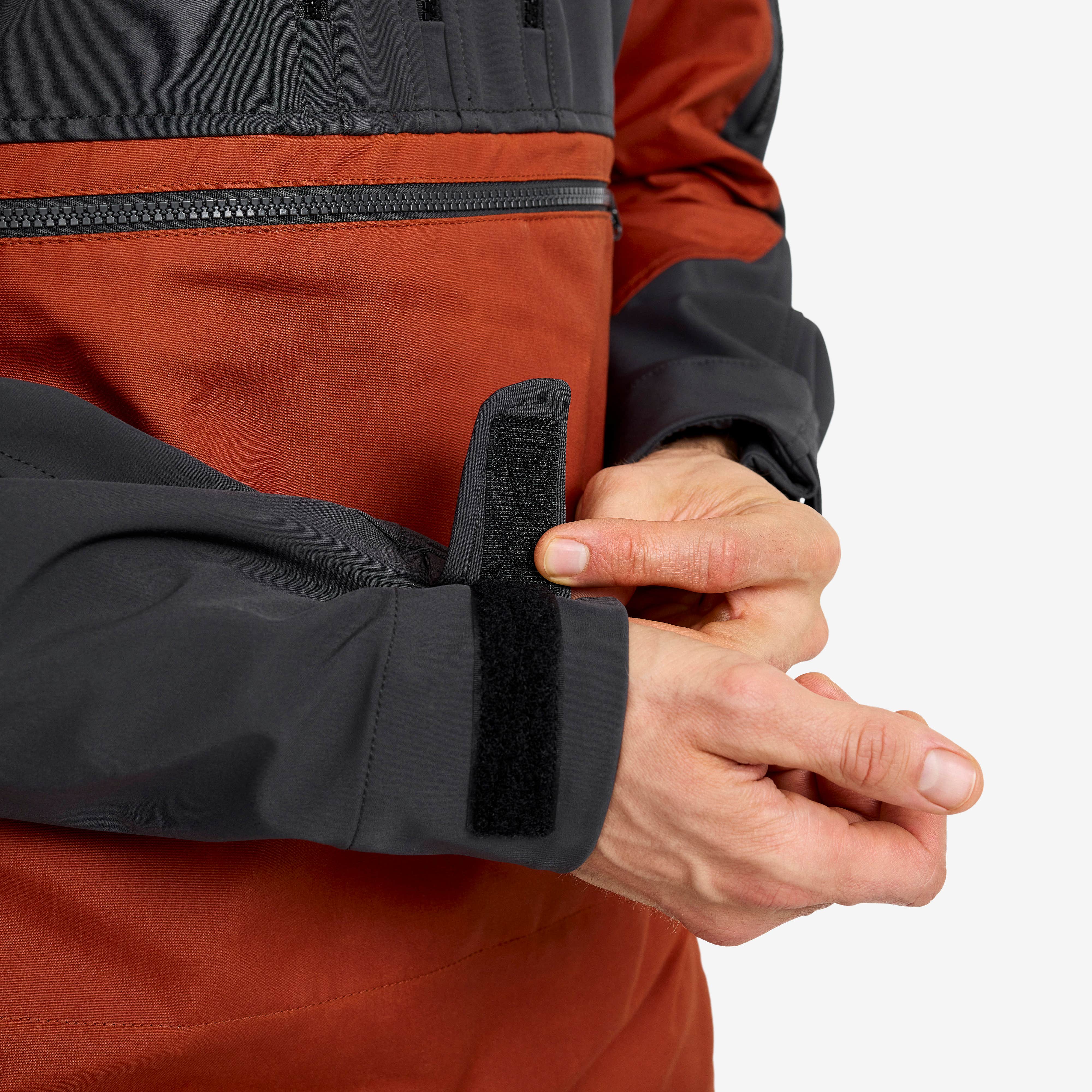 Outdoor Anorak Herre Rusty Orange