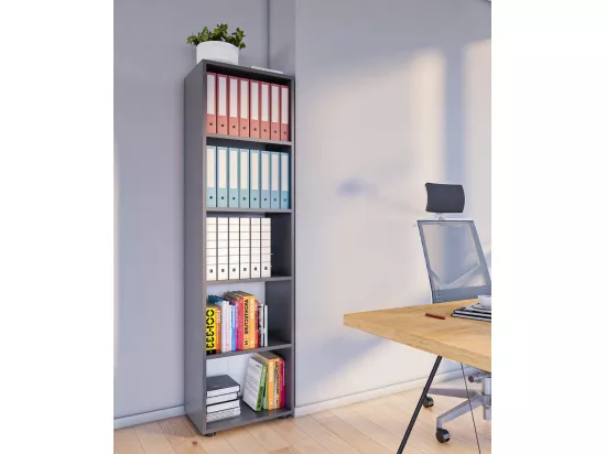 Étagère de bureau en bois Étagère à dossiers Ulas 5f