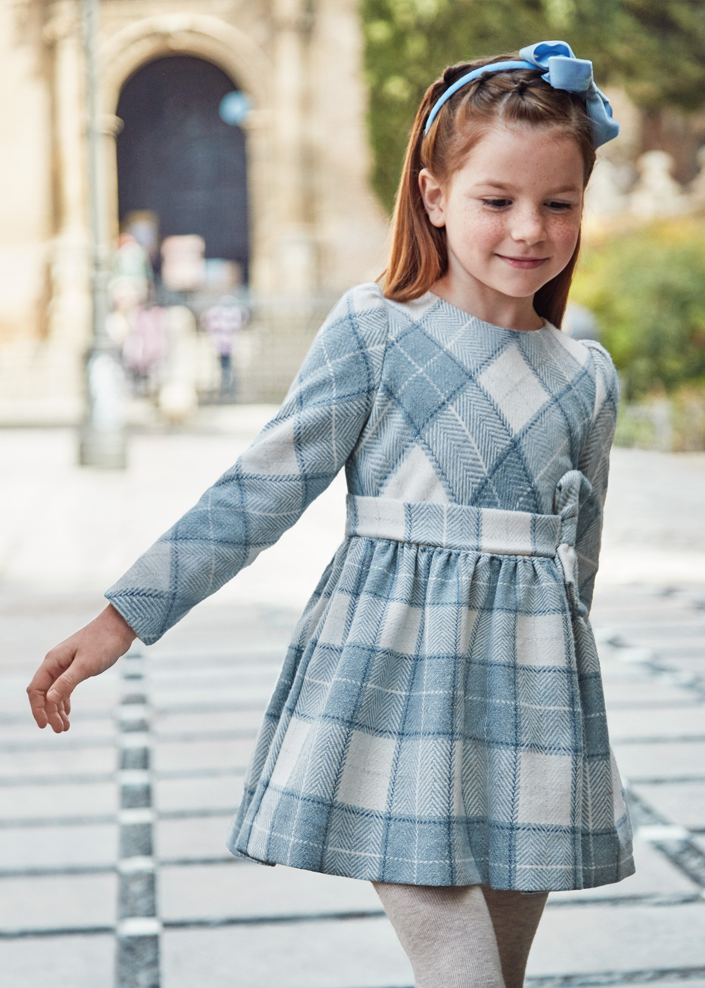 vestido xadrez para meninas
