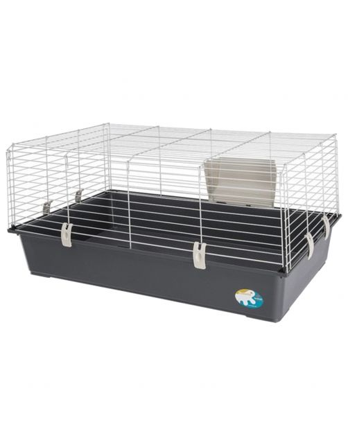 Ferplast Konijnenkooi Rabbit 100 Basic - Dierenverblijf - 95x57x46 cm Assorti