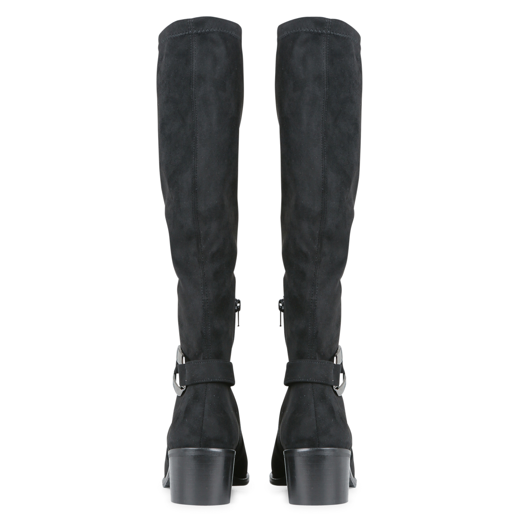 LEONOR - Bottes en cuir mélangé | Noir