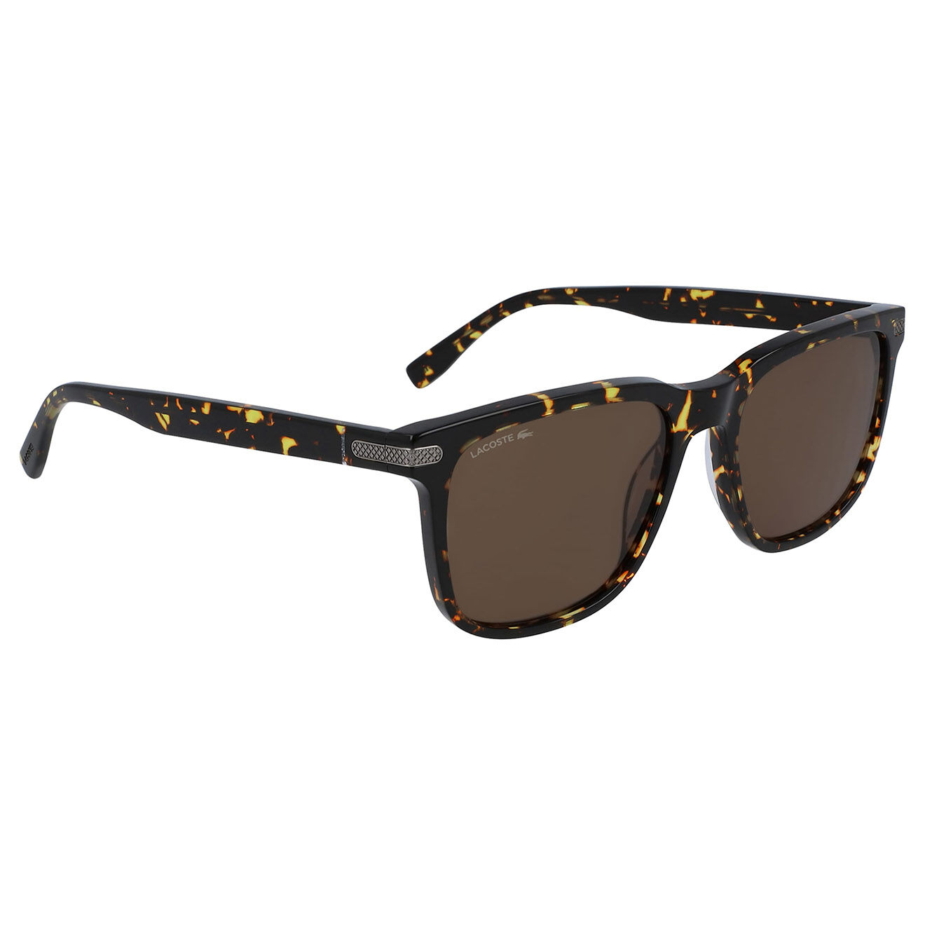 Lacoste Lunettes de soleil Homme brun havane