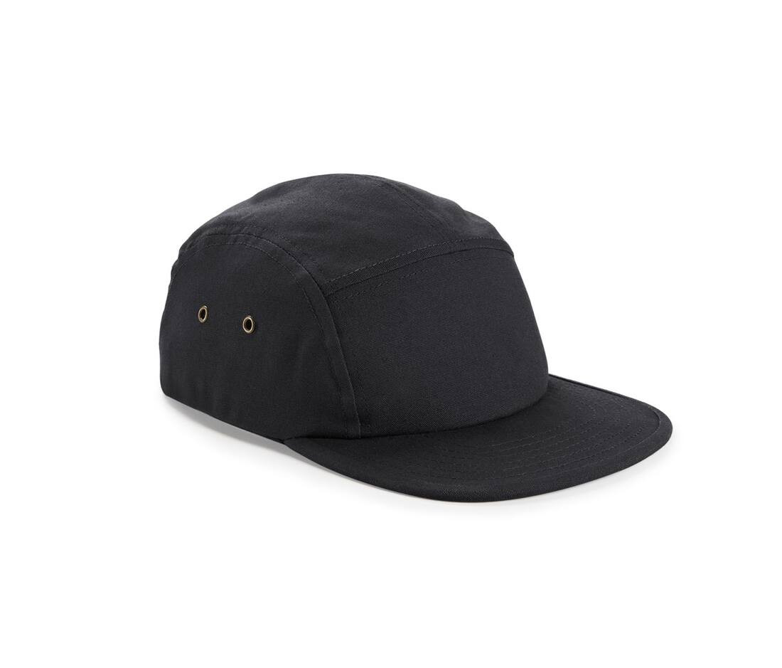 BEECHFIELD BF654 - Casquette Cinq Panneaux avec Visière Plate