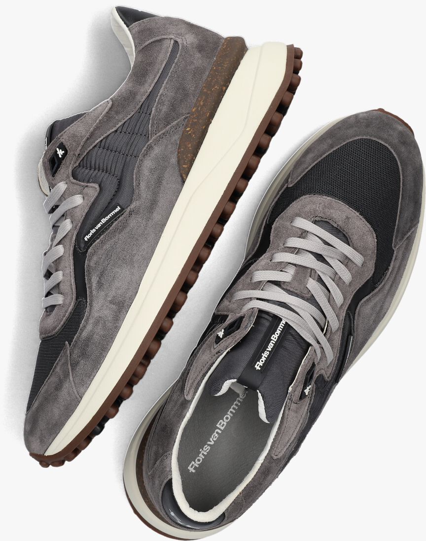 FLORIS VAN BOMMEL grijze floris van bommel lage sneakers sfm-10152