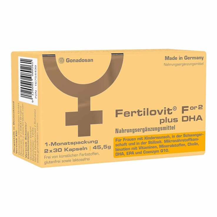 Fertilovit For2 plus DHA Kapseln, 60 St