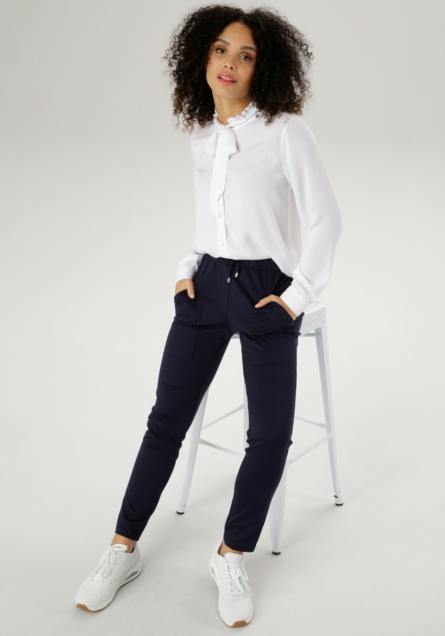 Aniston SELECTED Schlupfhose  mit grossen, aufgesetzten Taschen