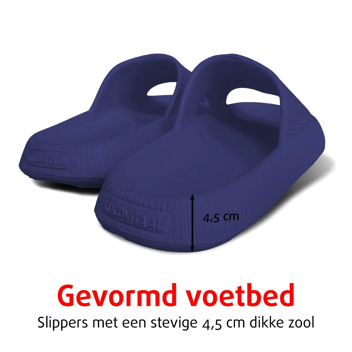 Orthopedische Zomer Badslippers (Donker blauw)