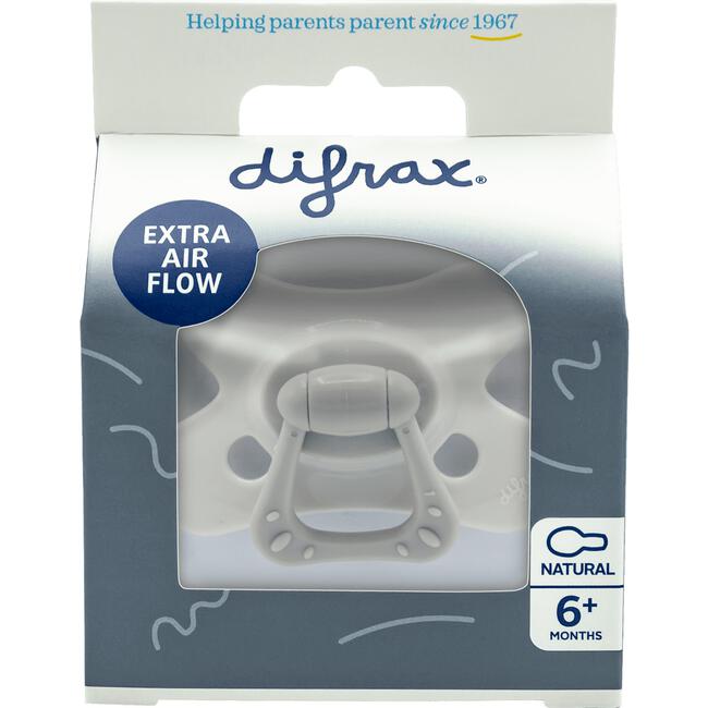 Difrax Fopspeen Naturel Grey Agate 6 Maanden
