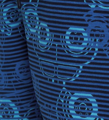 LEGO® Duplo Sweatshorts - LWPan - Navy/Blau Gestreift m. Autos
