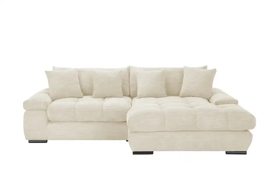 Ecksofa Hella rechts Creme