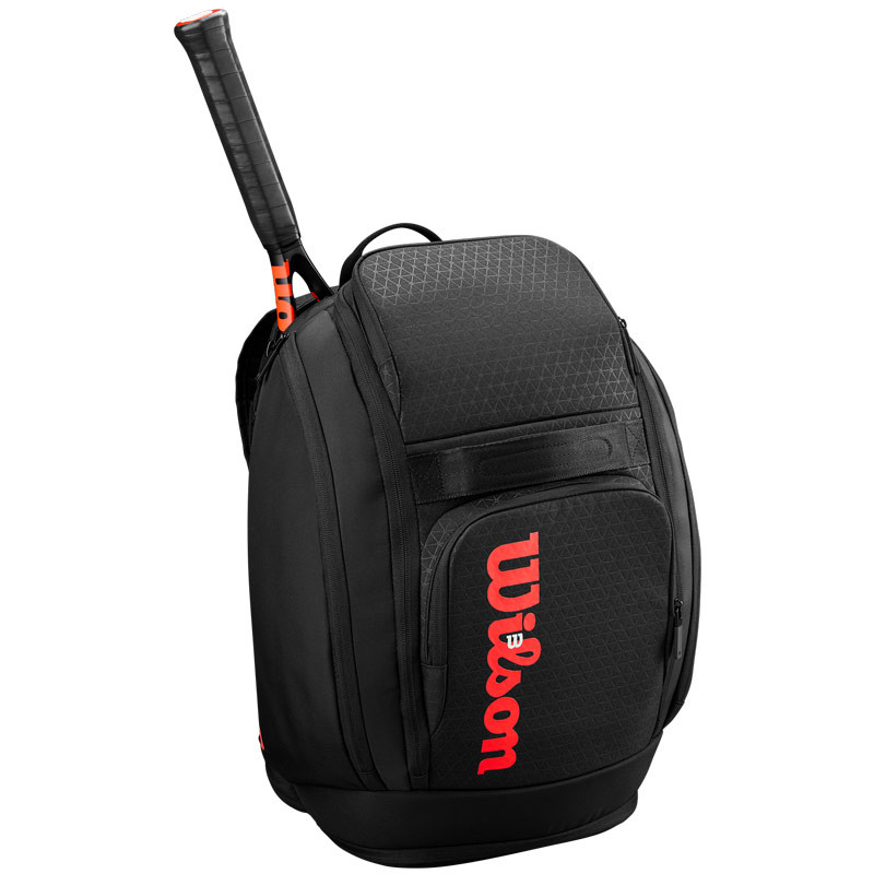 Sac à dos de tennis Wilson backpack Clash V3 noir et rouge