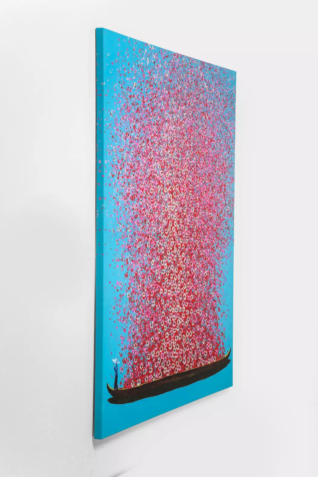 Wandbild 120 x 160 cm Flower Boat