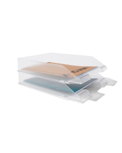2 bacs à courrier A4