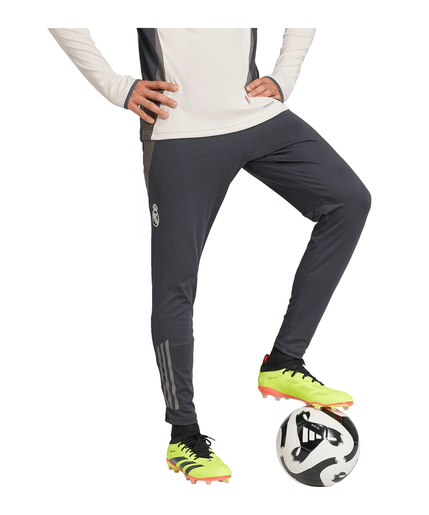 adidas Real Madrid Trainingshose Grau