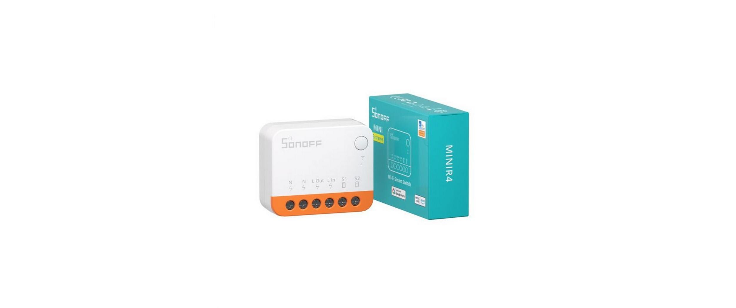 WLAN-Lichtaktor MINIR4, 2400 W, 1-fachExtra kleiner MINI Extreme Wi-Fi Smart Switch