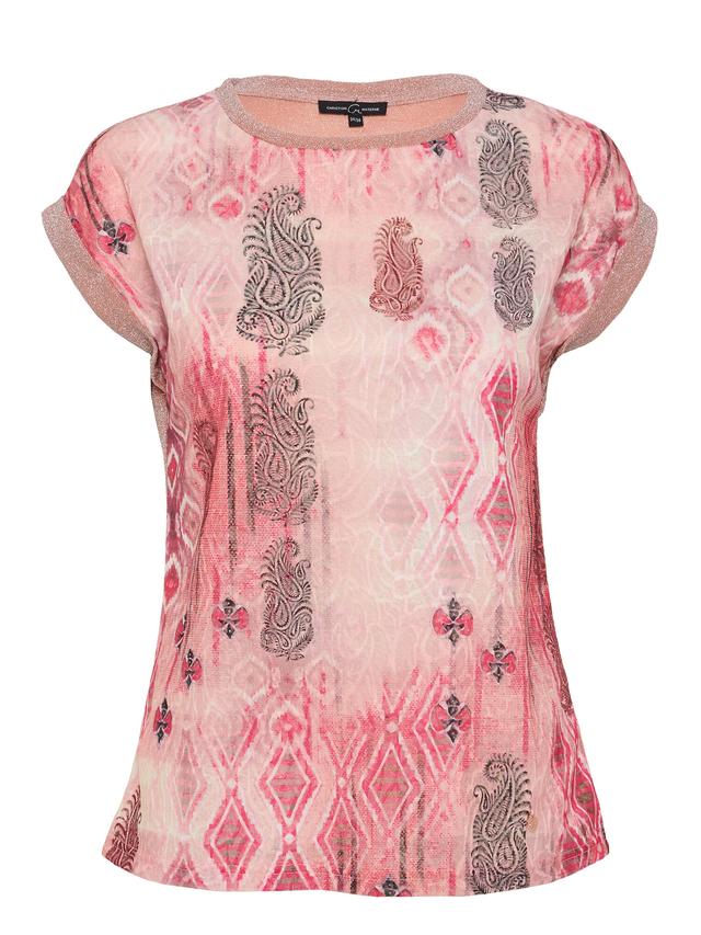 Shirt bedruckt mit Lurex gemixt