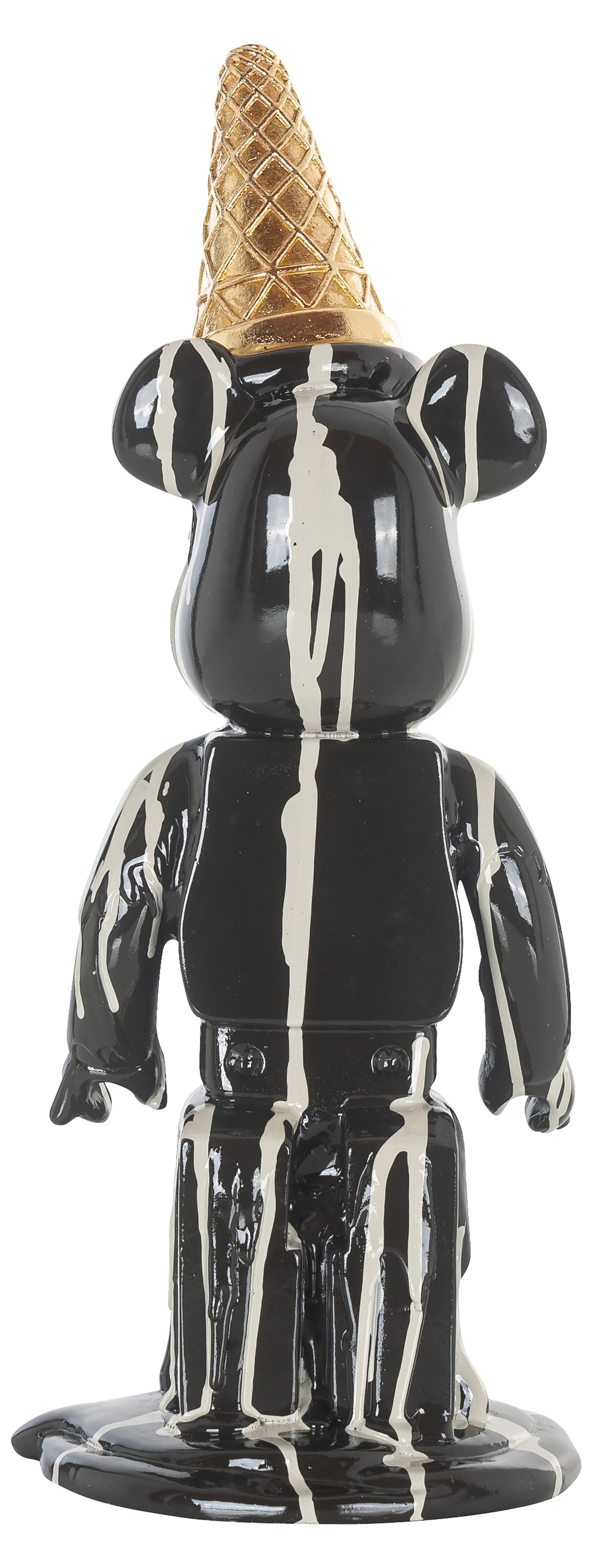 Beeld 211342 zwart Icebear B16 x D14.5 x H40 cm