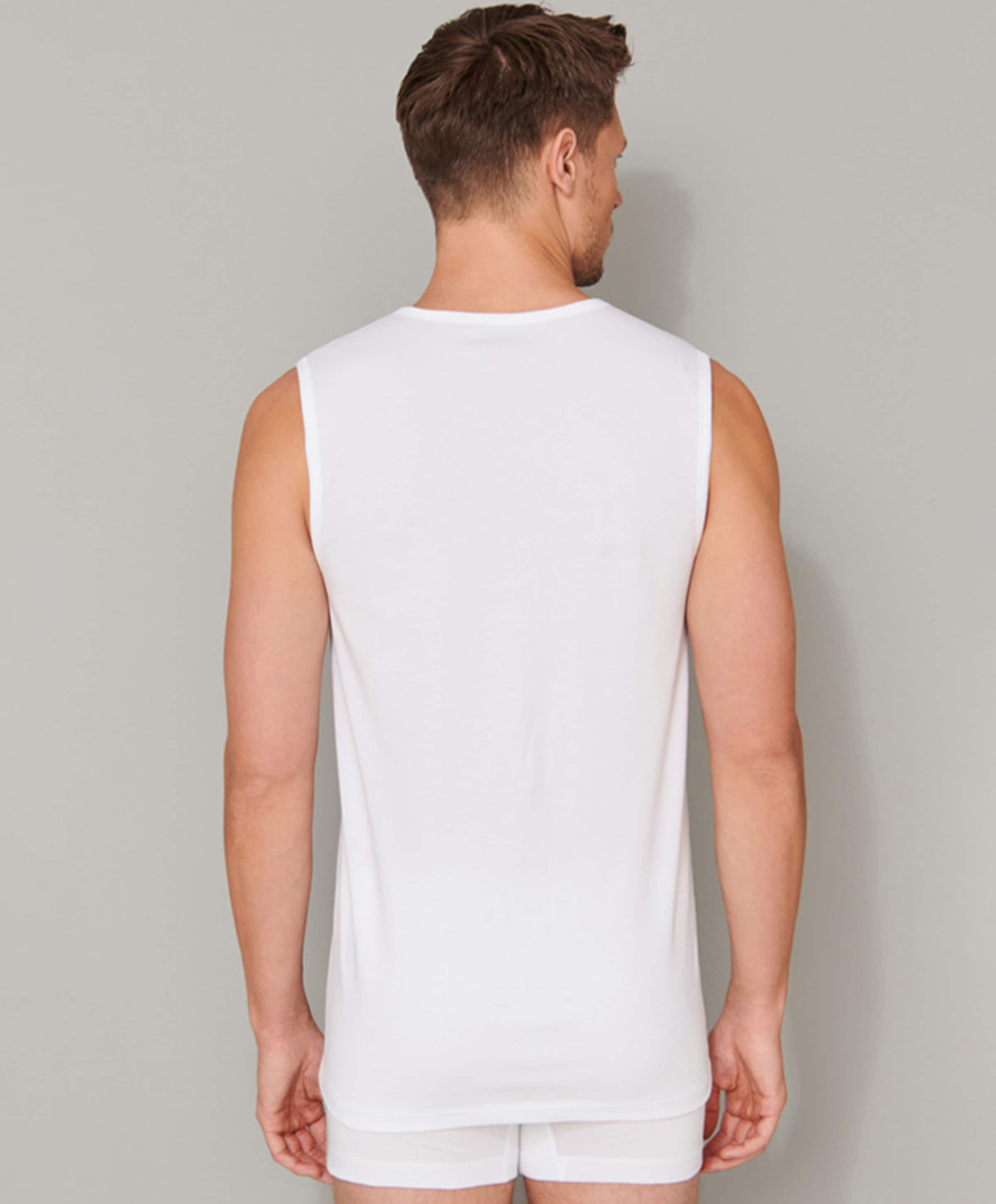 Schiesser Heren singlet wit
