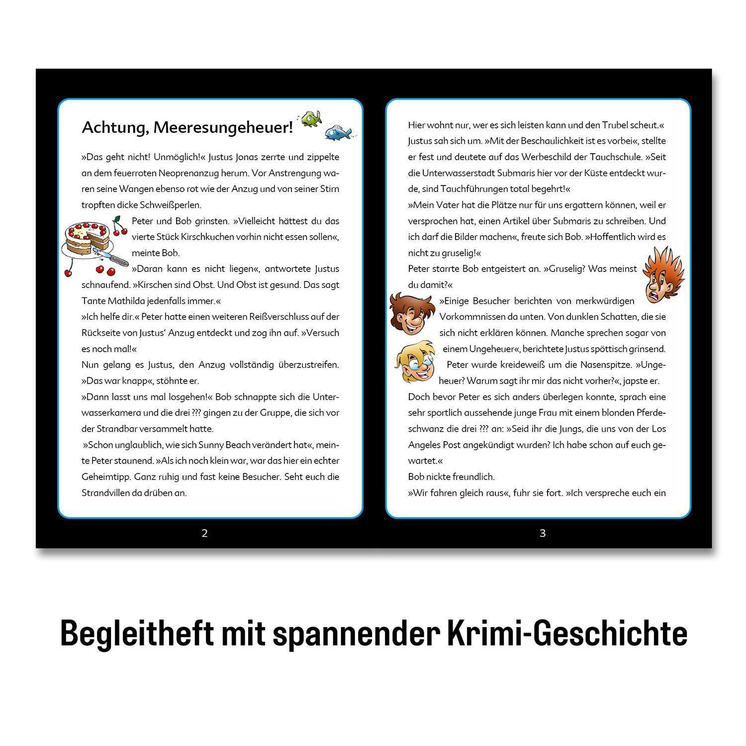 Krimi-Puzzle: Die drei Kids – Achtung, Meeresungeheuer! 150-teilig