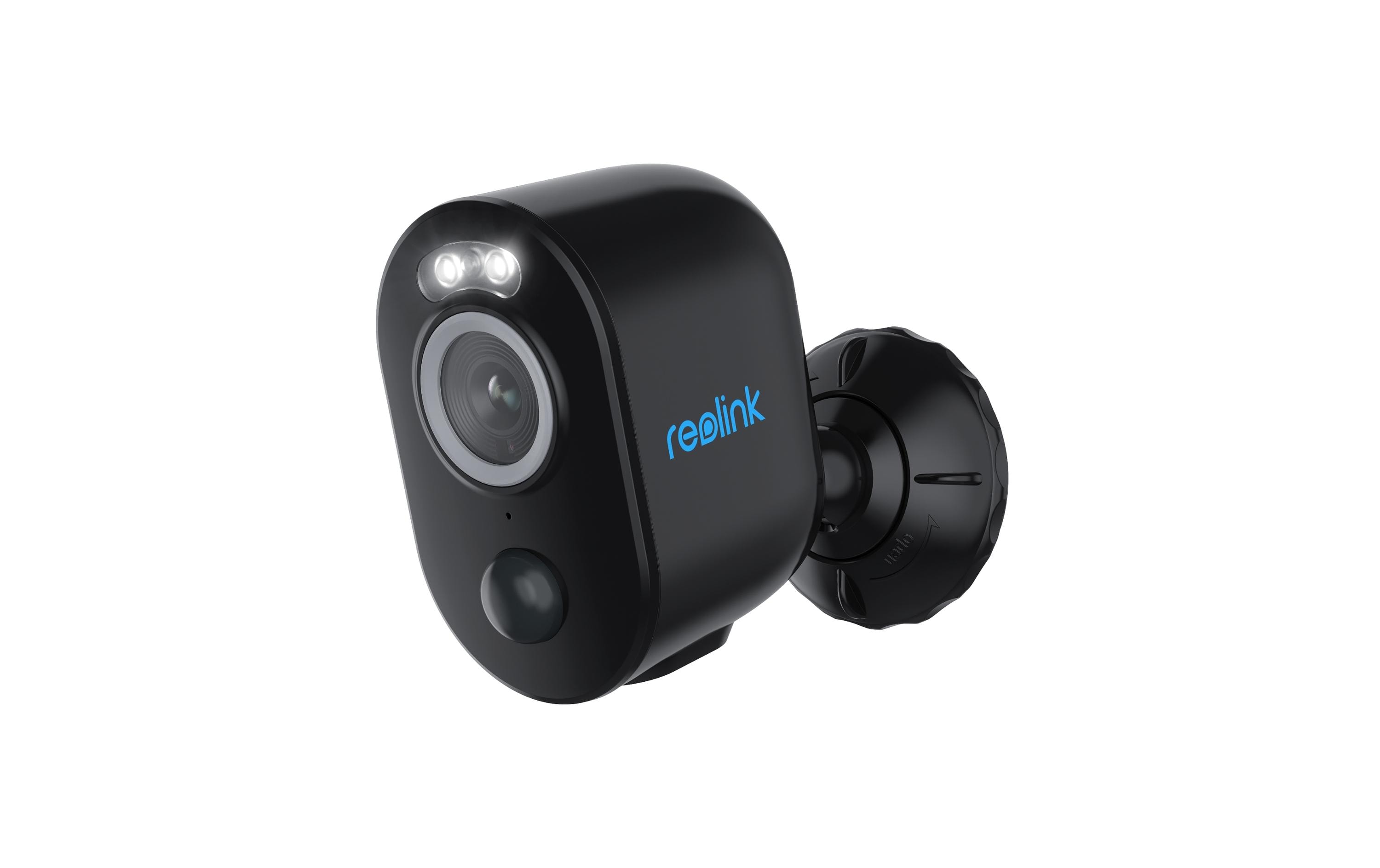 Netzwerkkamera Argus B330 SchwarzKomplett kabellose, akkubetriebene & wetterfeste smarte Überwachungskamera mit Personen- & Fahrzeugerkennung, bewegungsaktiviertem Licht