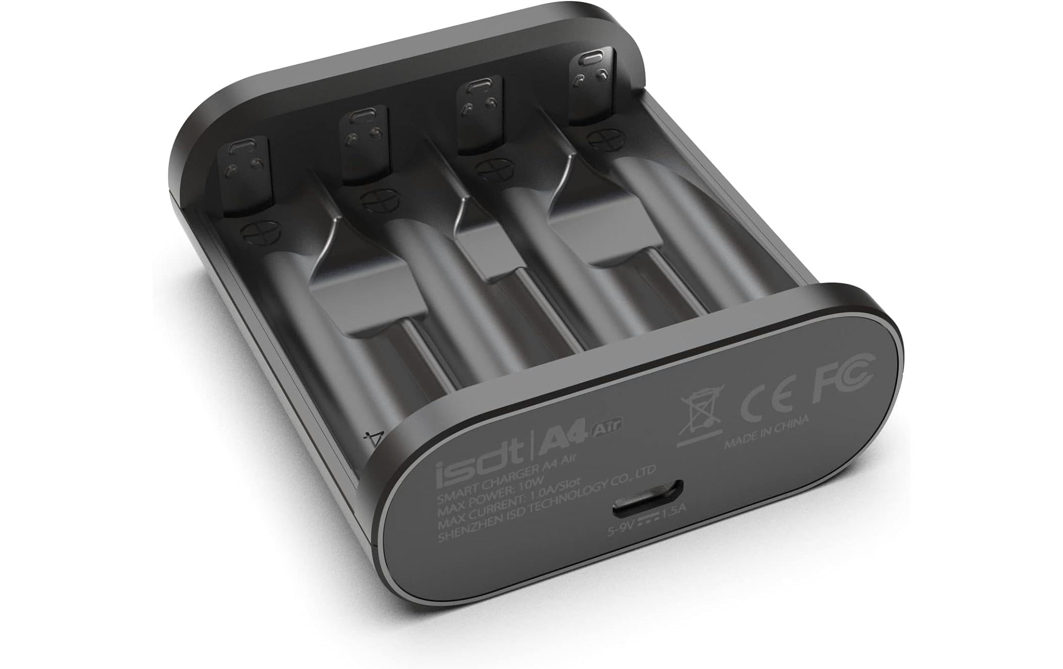 Ladegerät A4 Air USB-CKompaktes Ladegerät für AA und AAA Akkus