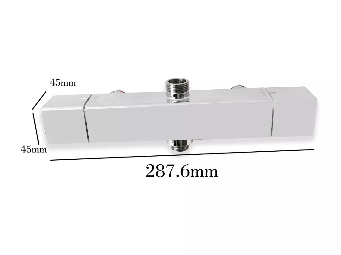 AICA colonne de douche thermostatique avec pomme de douche 10