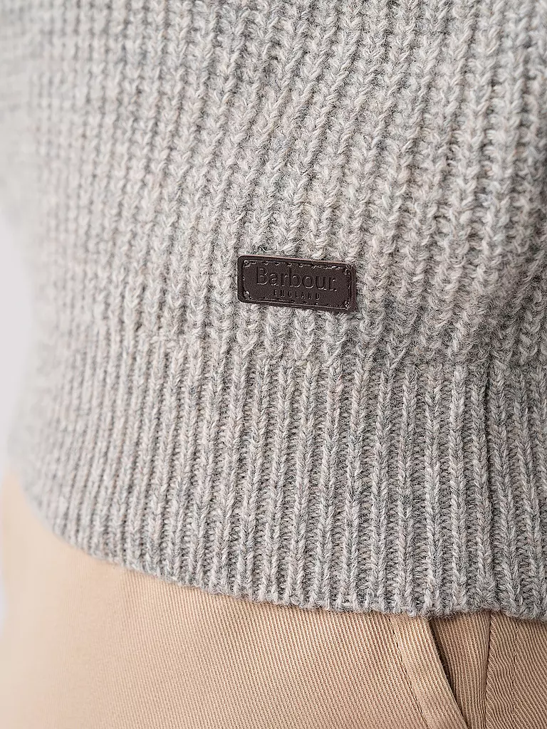 BARBOUR Pullover HORSEFORD hellgrau
