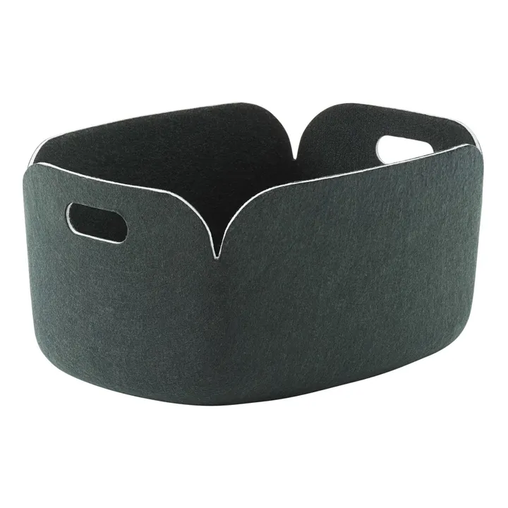 Muuto Panier de rangement Restore | Vert foncé