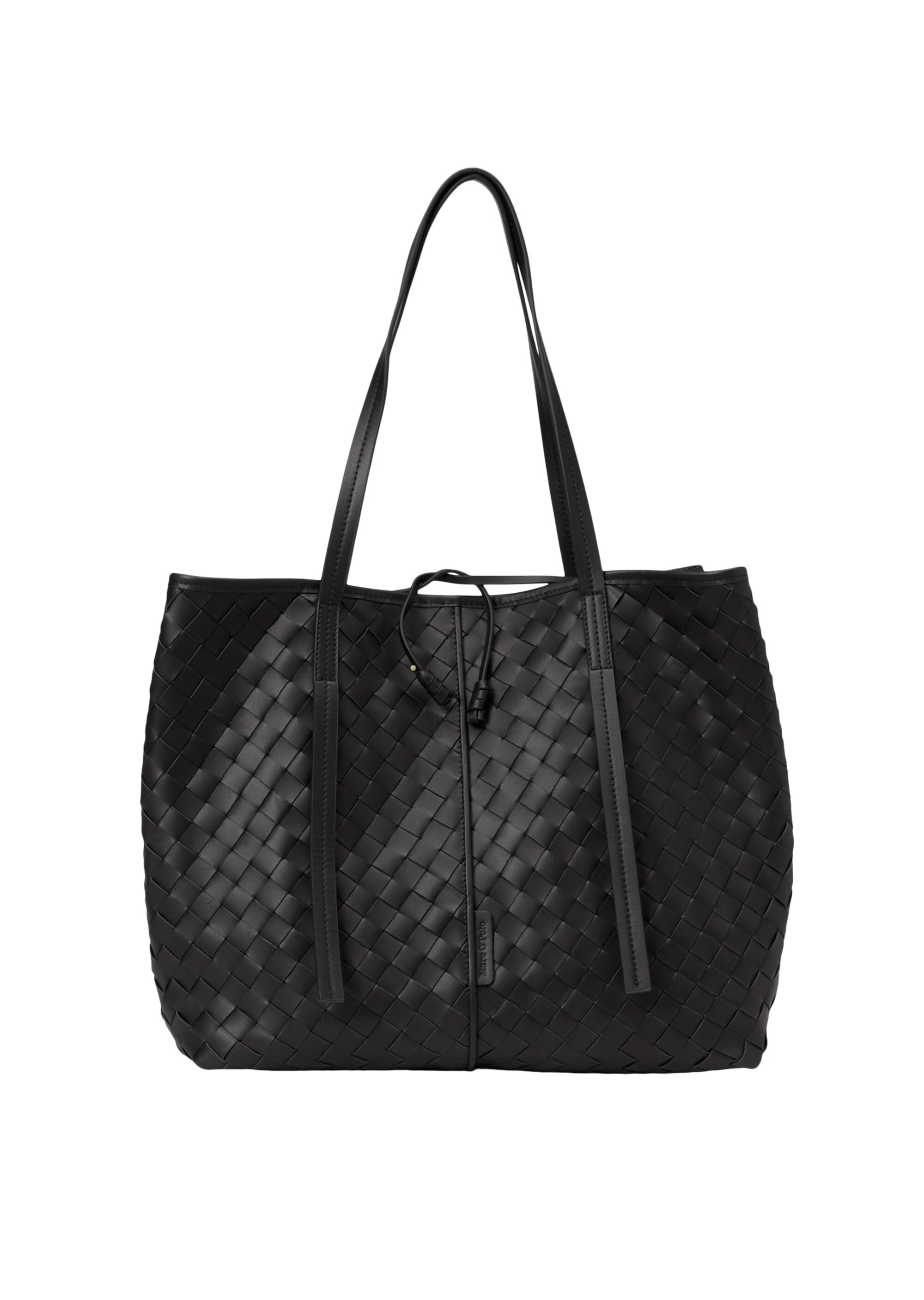 Shopper aus geflochtenem Rindleder