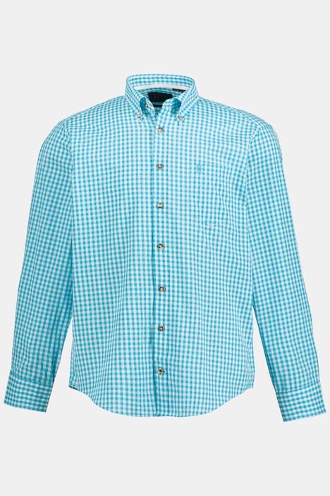 Karohemd, Trachten, Langarm, Buttondown-Kragen, Modern Fit, bis 8 XL