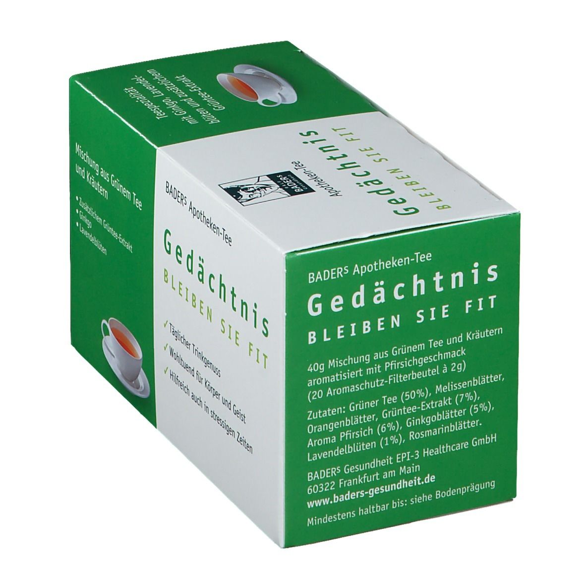 BADERs Apotheken-Tee Gedächtnis