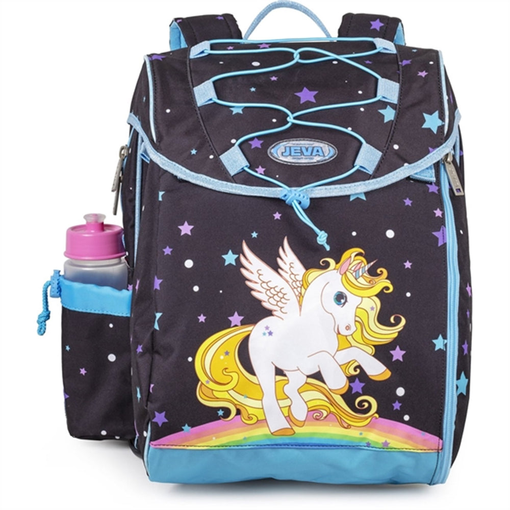 Skoletaske Golden Unicorn - JEVA → Luksusbaby.dk