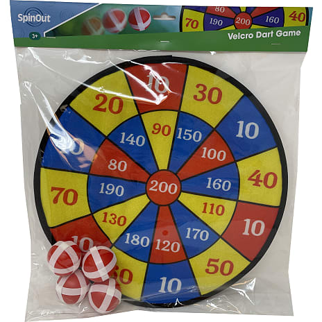 SpinOut Dartspil i velcro