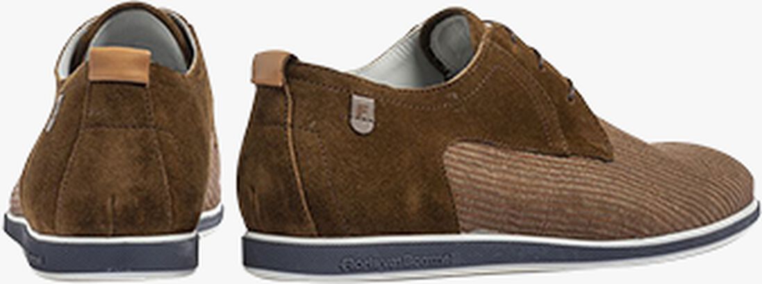 FLORIS VAN BOMMEL cognac floris van bommel veterschoenen sfm-30220