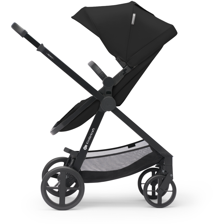 Kinderkraft Kinderwagen Newly 3 in 1 Mink Pro Classic Black