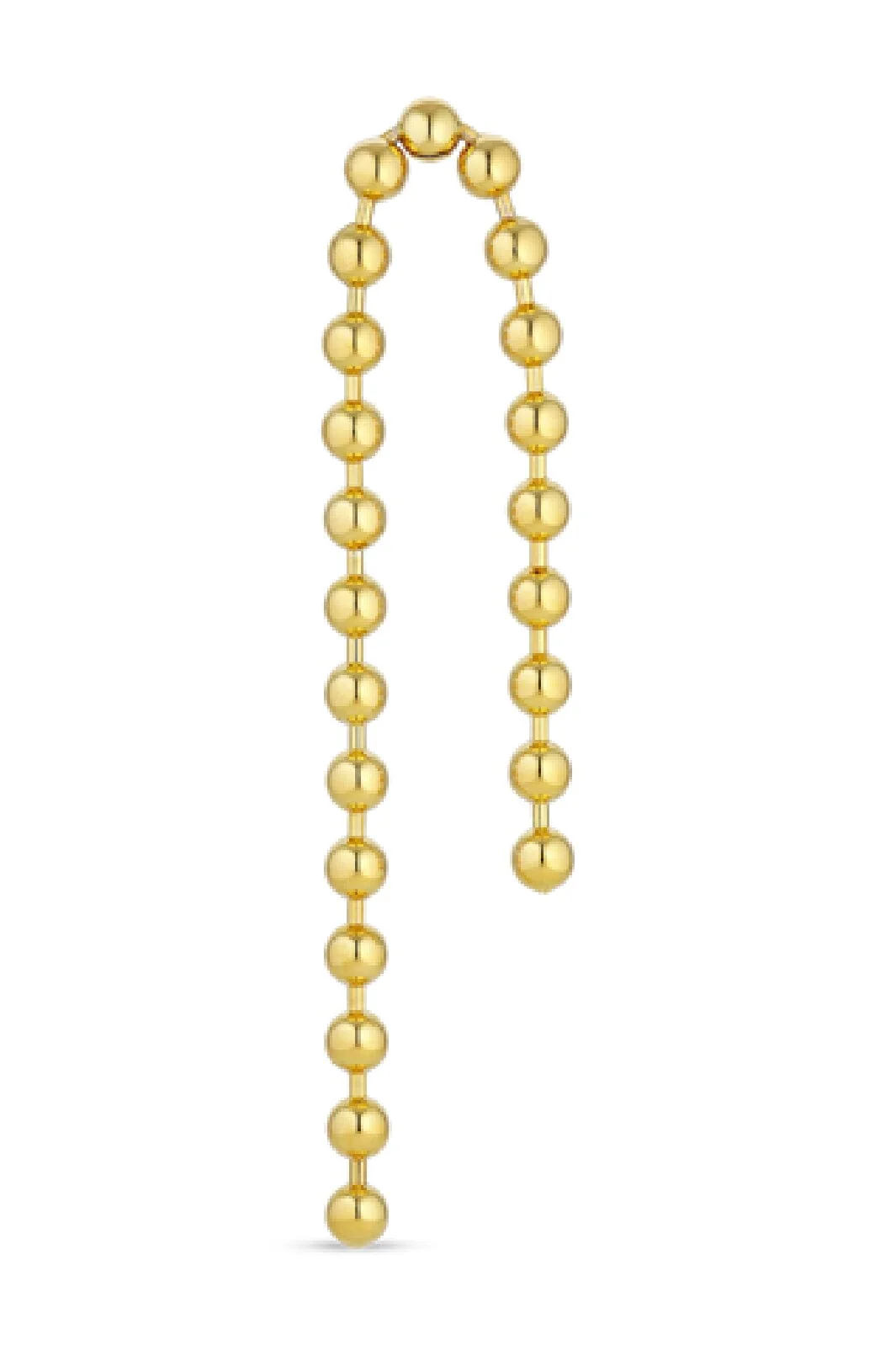 Jane Kønig Atomic Double Chain Stud d guld