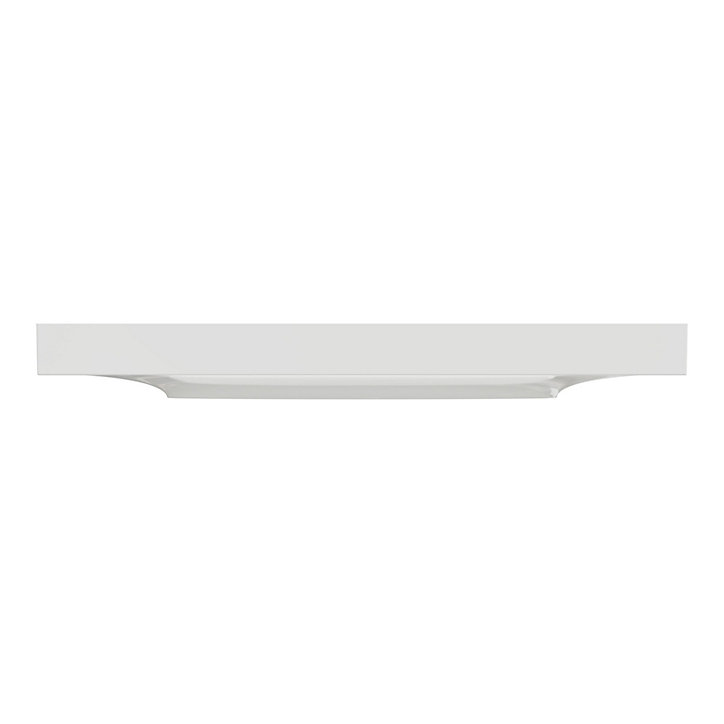 Plaque de finition simple Schneider Electric Odace Styl blanc