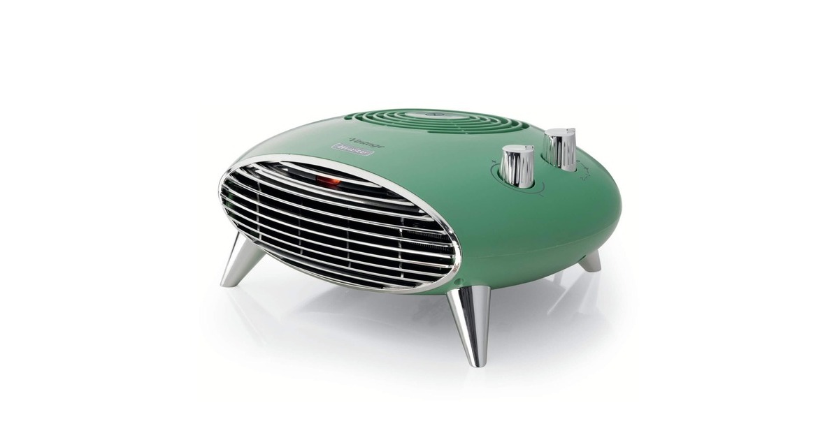 ArieteVintage groene ventilatorkachel 8211/04  (Groen, 2000 Watt, verwarmen en koelen)