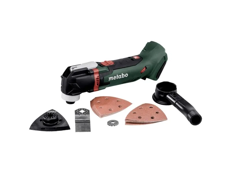 Metabo MT 18 LTX, Slibning, Rasping, Save, Skrabning, Sort, Grøn, Rød, 18000 OPM, 7000 OPM, 1,6°, 11,5 m/s² - SOLO