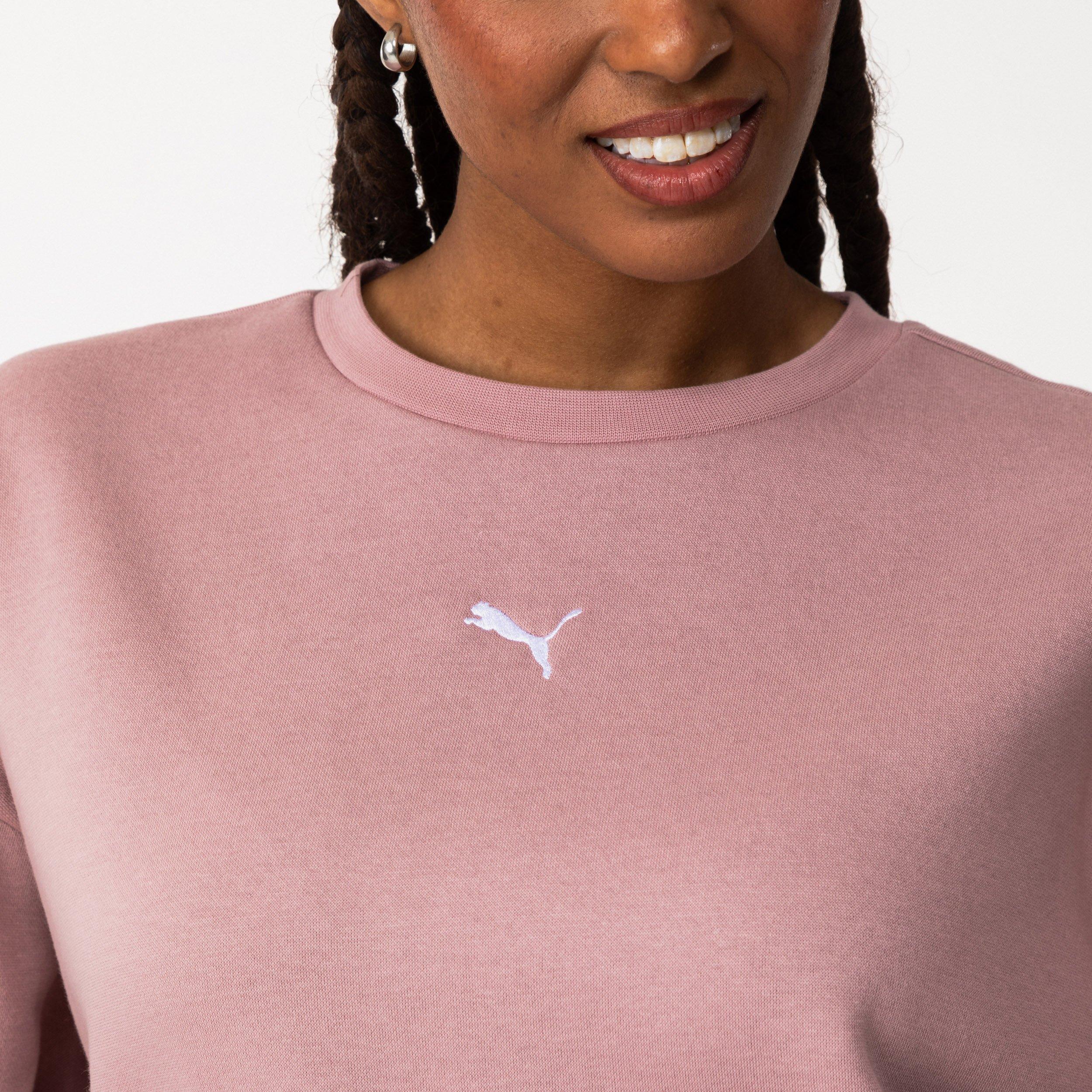 Puma Ess Oversized Crew Fl Sweatshirt Womens