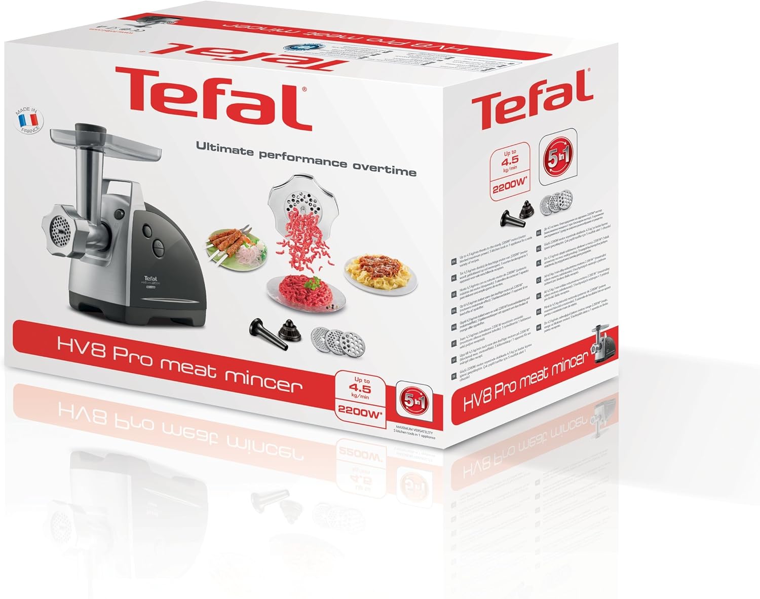 Tefal HV8 PRO 5 in 1 Metallic Fleischwolf - 1510001401