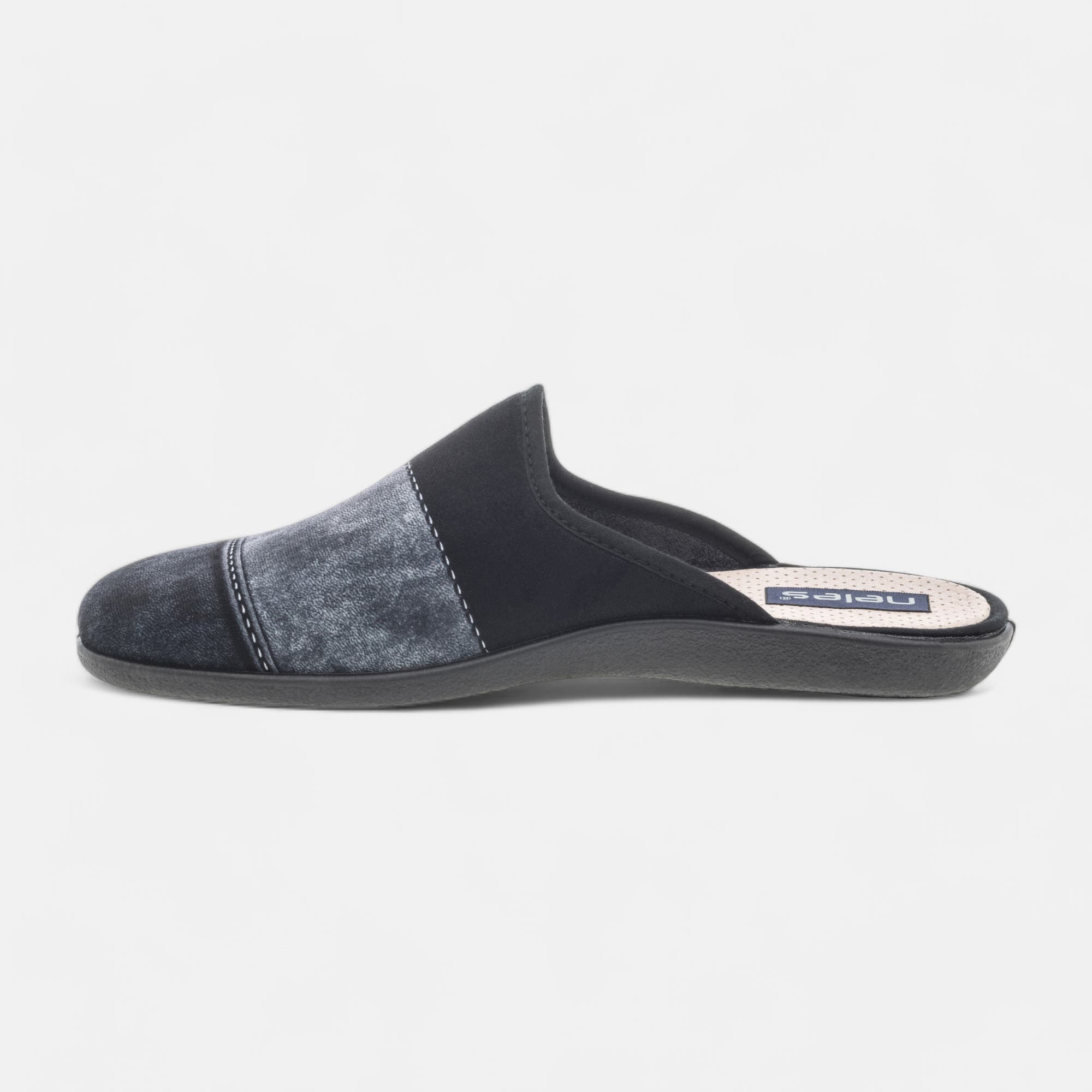 Pantoufles mules Homme noir