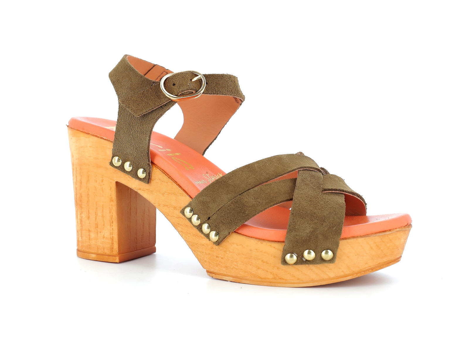 M brand-DALILA Nubuck Kaki