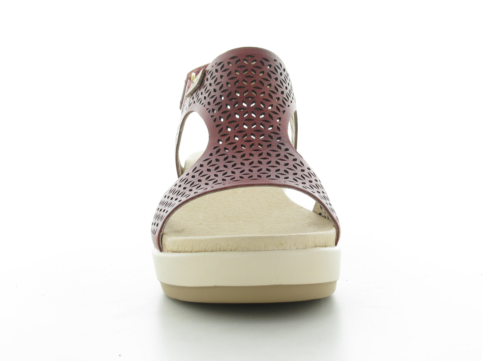 Pikolinos-MYKONOS W1G-1757 Cuir Rouge Foncé